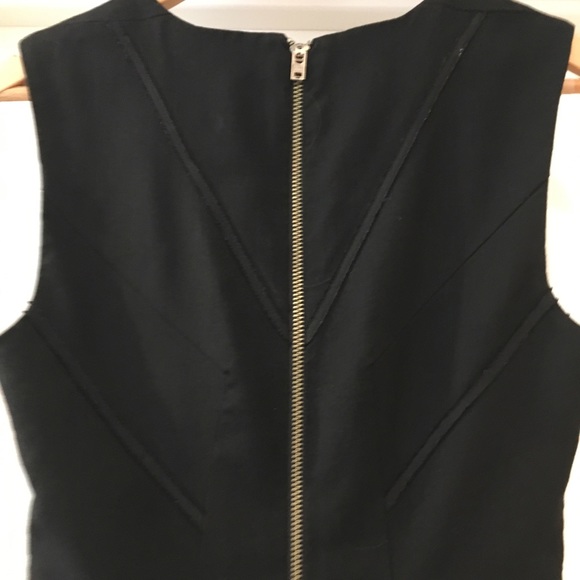 Helmut Lang Black Wool Dress - Picture 4 of 5